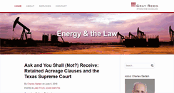 Desktop Screenshot of energyandthelaw.com