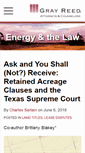 Mobile Screenshot of energyandthelaw.com
